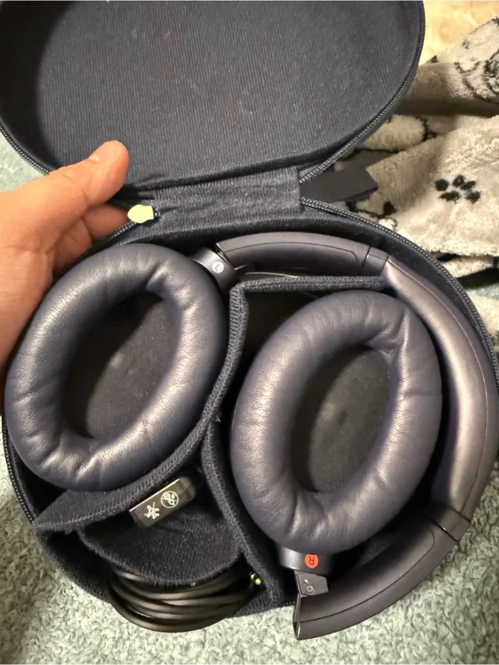 Sony Over-Ear Headphones in Dark Blue